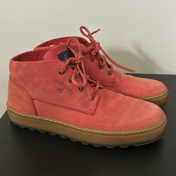 Jezequel Suede Shoes Salmon Colour Size 8 - Picture 9 of 9